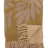Bloomingville Wohndecken & Plaids<Plaid "Lark" in Beige/ Gelb - (L)160 x (B)130 cm