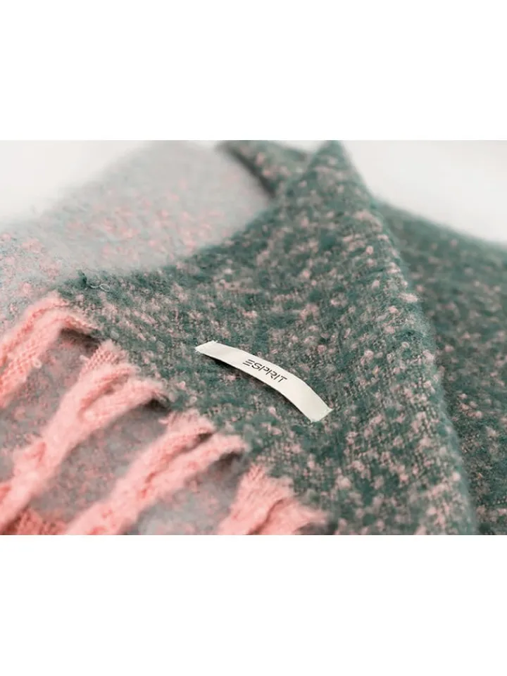 ESPRIT Wohndecken & Plaids<Plaid "Marty" in Grau/ Grün/ Rosa