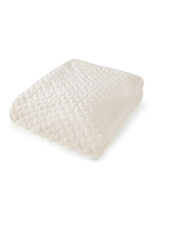Magma Heimtex Wohndecken & Plaids<Plaid "Mink" in Creme - (L)200 x (B)150 cm