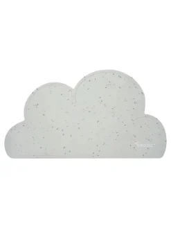 Kindsgut Tisch- & Küchentextilien<Platzdeckchen "Wolke" in Hellgrau - (L)49 x (B)27 cm