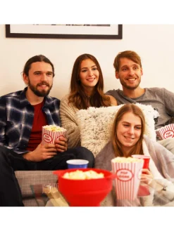 relaxdays Partyzubehör & -Dekoration<Popcorn Maker in Blau