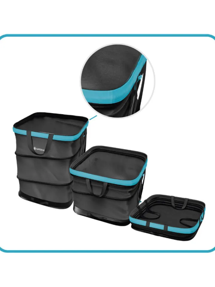 Gardena Gartendekoration<PopUp-Gartenabfallsack in Schwarz - 120 l