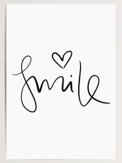 Tales by Jen Wanddekoration<Poster / Kunstdruck "Smile" I Ohne Rahmen