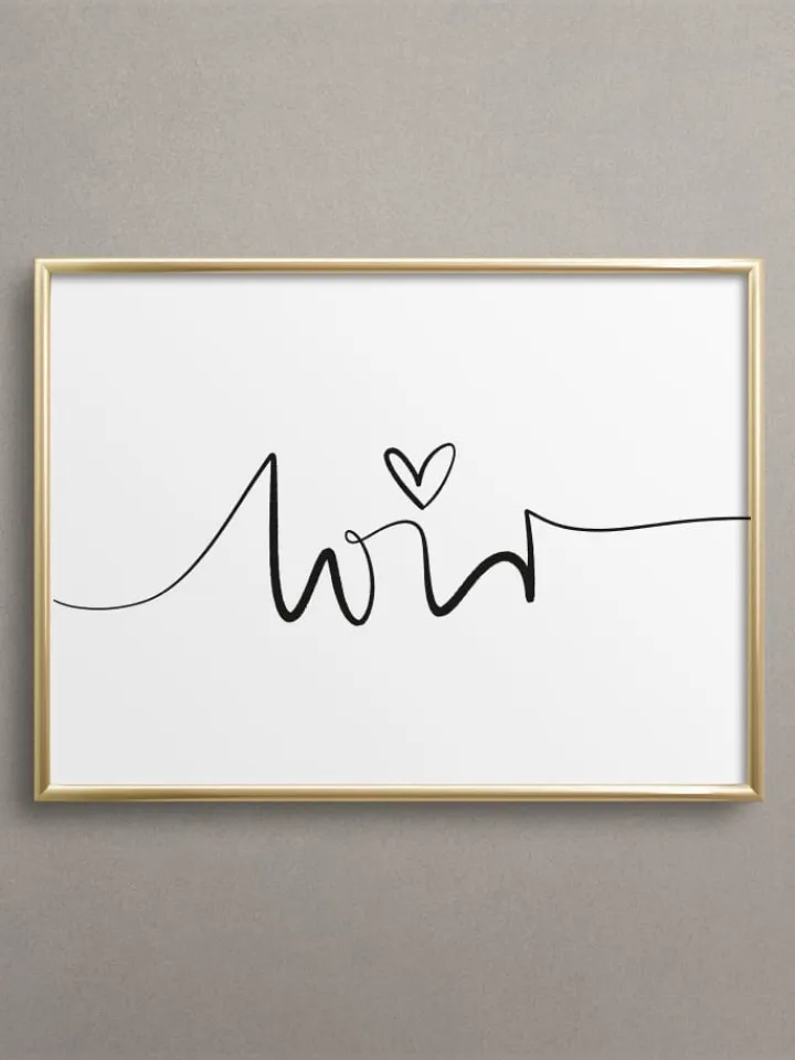 Tales by Jen Wanddekoration<Poster / Kunstdruck "Wir" I Ohne Rahmen