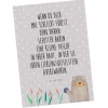 Mr. & Mrs. Panda Partyzubehör & -Dekoration<Postkarte Otter Stein mit Spruch in Grau Pastell