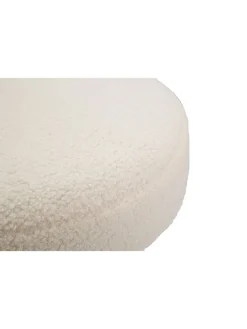 Mauro Ferretti Sitzmöbel<Pouf "Iceland" in Creme - (H)51 x Ø 42 cm