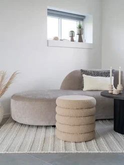 House Nordic Sitzmöbel<Pouf in Beige - (B)44 x (H)44 cm