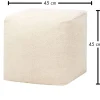 FYNCH-HATTON Sitzmöbel<Pouf "Lakeisha" in Beige - (B)45 x (H)45 cm