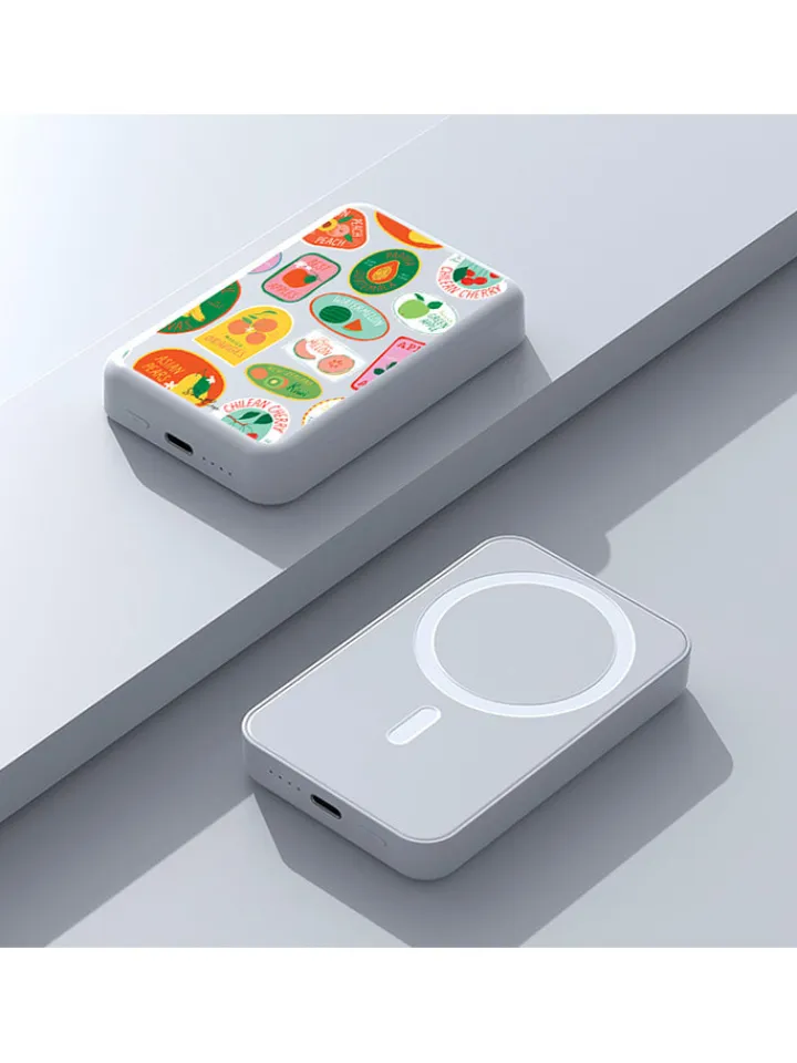 SmartCase Technikzubehör<Powerbank in Bunt/ Weiß - 10.000 mAh