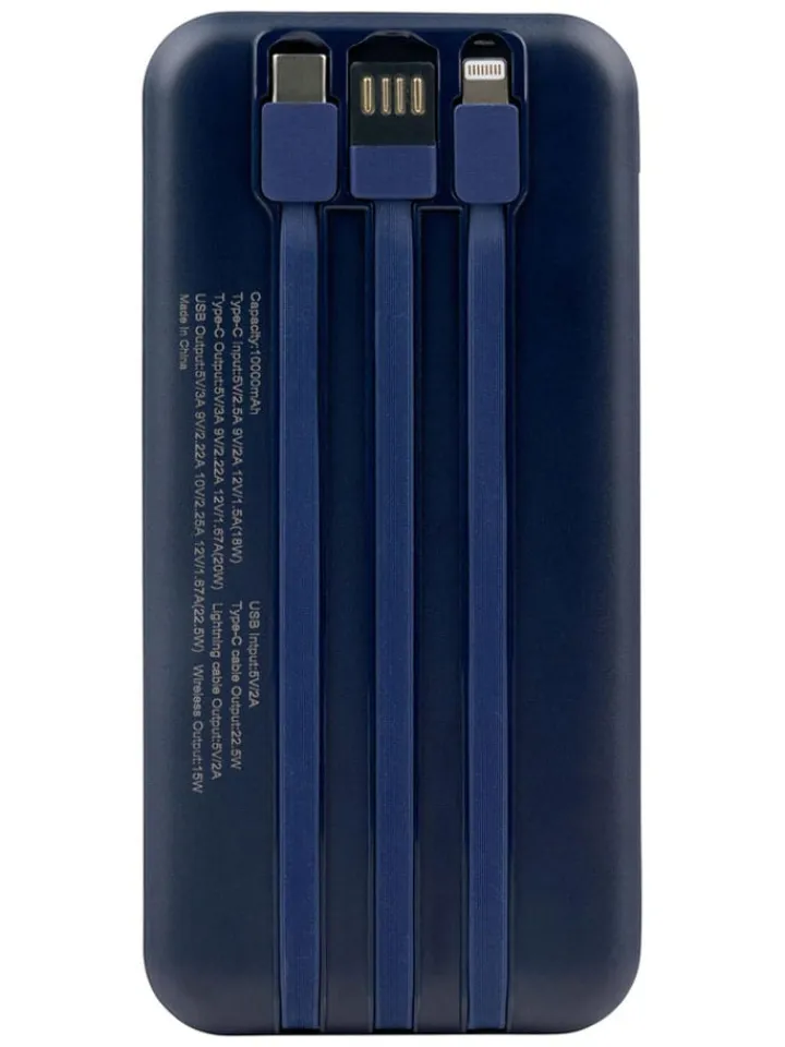 GRUNDIG Technikzubehör<Powerbank in Dunkelblau - 10000mAh