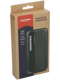 GRUNDIG Technikzubehör<Powerbank in Schwarz - 20000 mAh