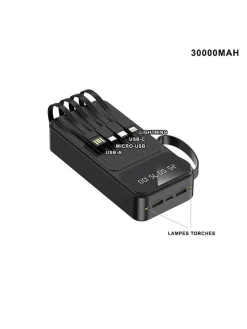 SWEET ACCESS Technikzubehör<Powerbank in Schwarz - 30.000 mAh