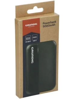 GRUNDIG Technikzubehör<Powerbank in Schwarz - 5000mAh