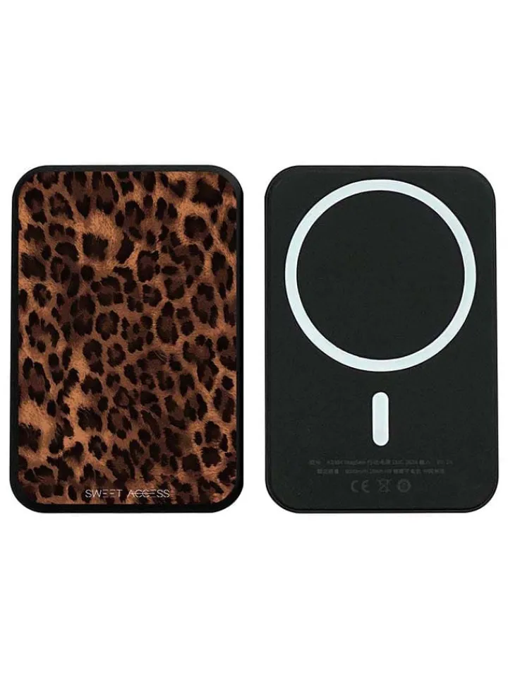 SWEET ACCESS Technikzubehör<Powerbank in Schwarz/ Hellbraun - 10000 mAh