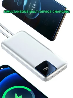 SmartCase Technikzubehör<Powerbank in Weiß - 20.000 mAh