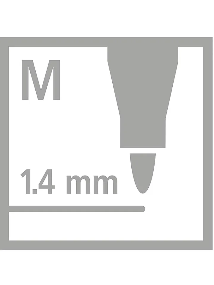 STABILO Büro- & Schulbedarf<Premium Metallic-Filzstifte " Pen 68 metallic" - 8 Stück