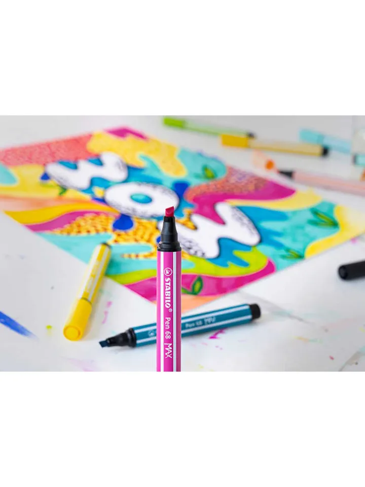 STABILO Büro- & Schulbedarf<Premium-Filzstift - Pen 68 MAX ARTY" - 20 Stück