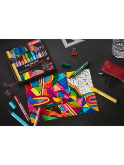 STABILO Büro- & Schulbedarf<Premium-Filzstift - Pen 68 MAX ARTY" - 20 Stück