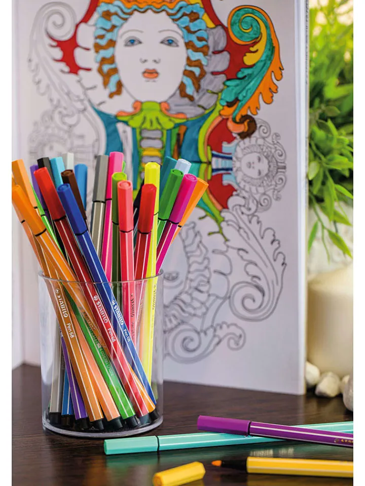 STABILO Büro- & Schulbedarf<Premium-Filzstifte "- Pen 68" - 30 Stück