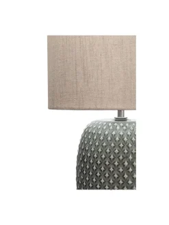 Pauleen Tischleuchten<Pretty Classy Tischleuchte max60W E27 Dunkelgrau/Beige 230V Keramik