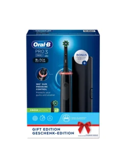 Oral-B Zahn & Mundpflege<Pro 3 3500 schwarz Zahnbürste in Schwarz