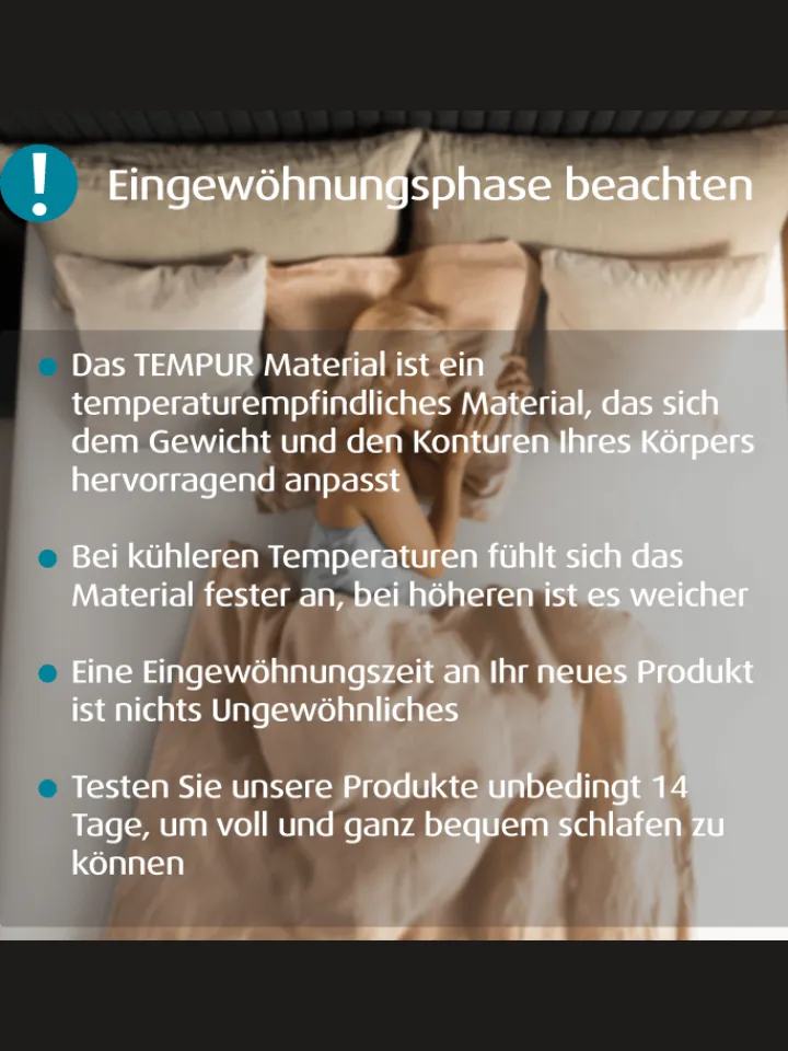 Tempur Betten & Matratzen<Pro® Plus CoolQuilt Visco-Matratze 100 x 200 cm in weiß