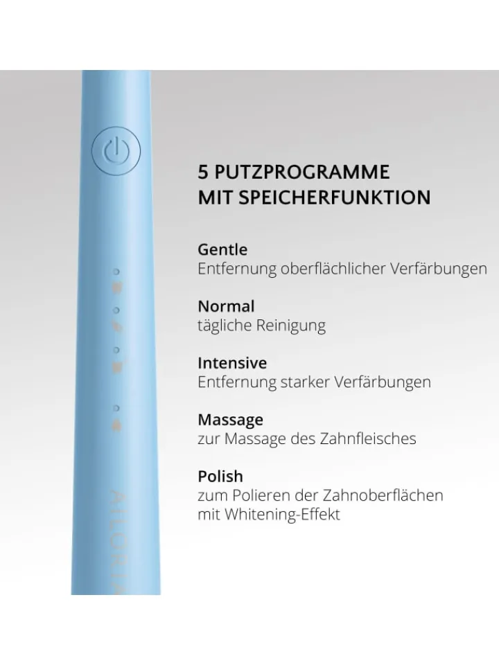 Ailoria Zahn & Mundpflege<PRO SMILE Schallzahnbürste USB in Laguna