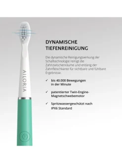 Ailoria Zahn & Mundpflege<PRO SMILE Schallzahnbürste USB in Mint