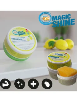 Pure100 Putz- & Waschutensilien<Pure 100 Multi-Oberflächenreiniger MagicShine in Gelb