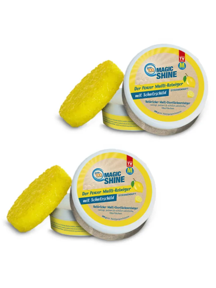 Pure100 Putz- & Waschutensilien<Pure 100 Multi-Oberflächenreiniger MagicShine in Gelb
