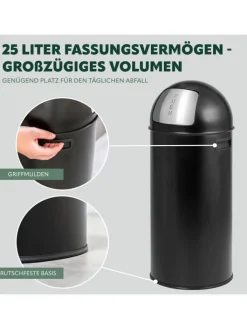 eluno Mülleimer<Pushmülleimer