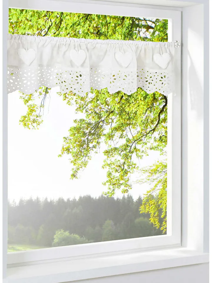 heine home Gardinen, Jalousien & Rollos<Querbehang in Weiß