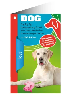 Edco Hunde<Quietsch-Spielzeug in Pink - (L)20 cm