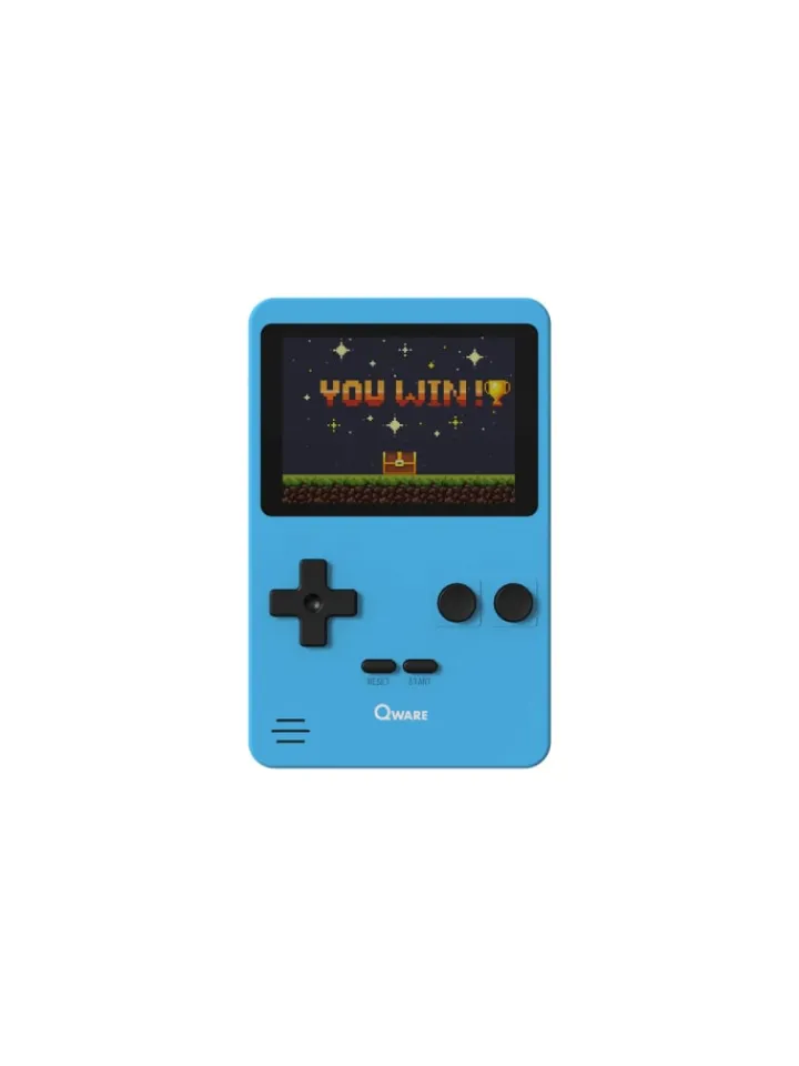 COFI 1453 Tablets, Konsolen & Elektronisches Spielzeug<Qware Retro Spielkonsole Handheld 240 Spiele für unterwegs in Blau