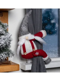 Hollybell Wohndekoration<Raffhalter ''Gnome'' in Rot/ Grau - (L)47 cm (Überraschungsprodukt)