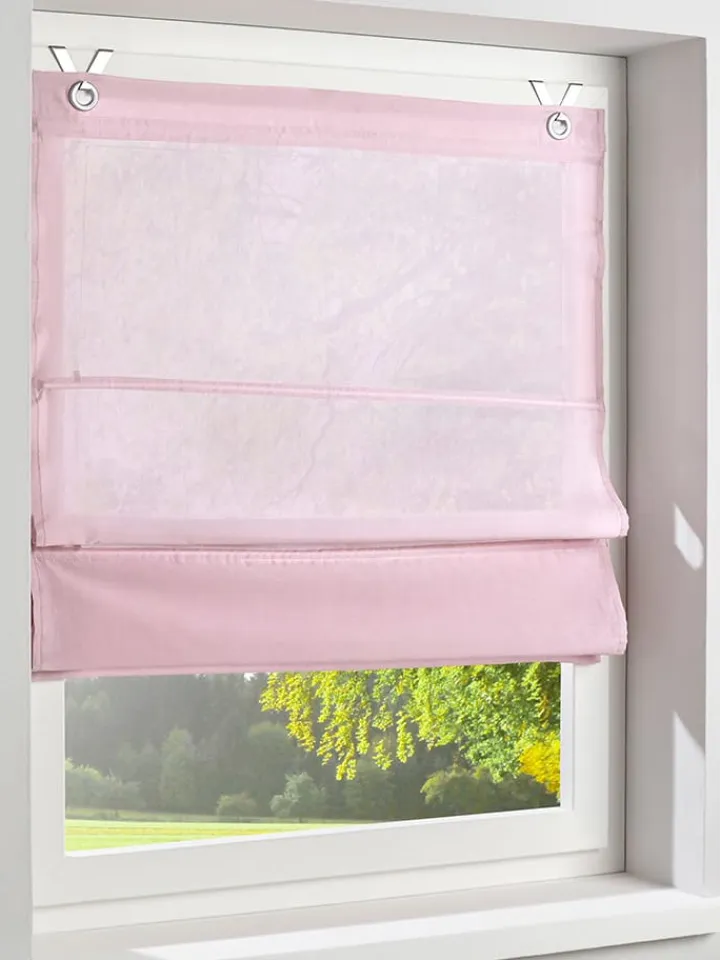 heine home Gardinen, Jalousien & Rollos<Raffrollo in Rosa