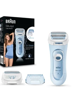 Braun Technik|Pflege & Gesundheit<Rasierer "Silk-épil Lady Shaver LS 5160" in Hellblau