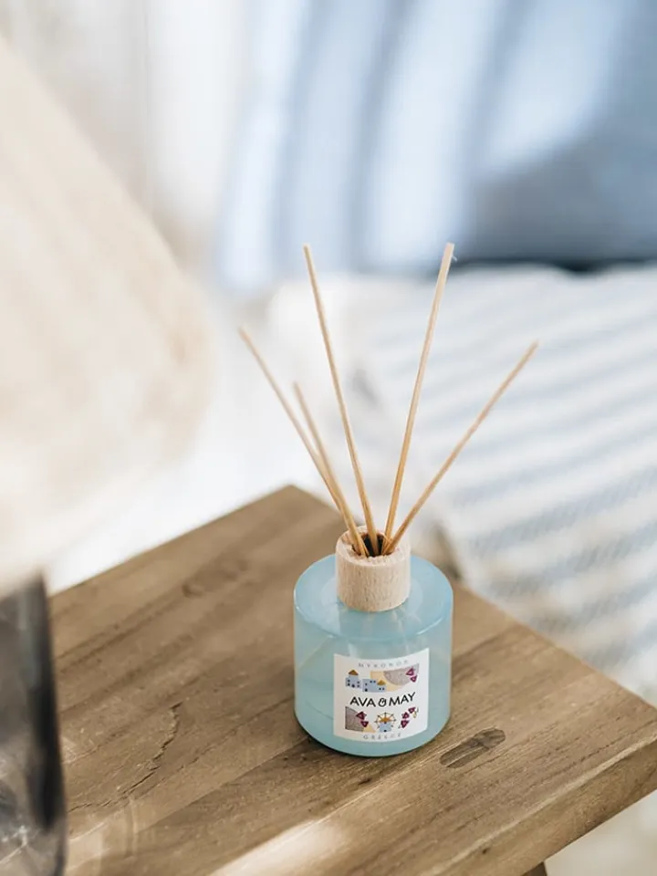 AVA & MAY Kerzen, Vasen & Mehr<Raumerfrischer "Mykonos" in Hellblau - 100 ml