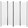 en.casa Paravents<Raumteiler Huesca - 4-teilig in Beige (H)171cm (B)200cm