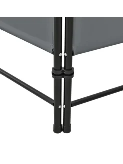 en.casa Paravents<Raumteiler Saragossa 3-teilig in Grau (H)171cm (B)120cm