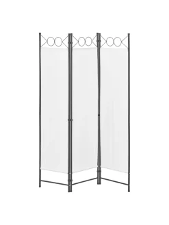 en.casa Paravents<Raumteiler Saragossa 3-teilig in Beige (H)171cm (B)120cm