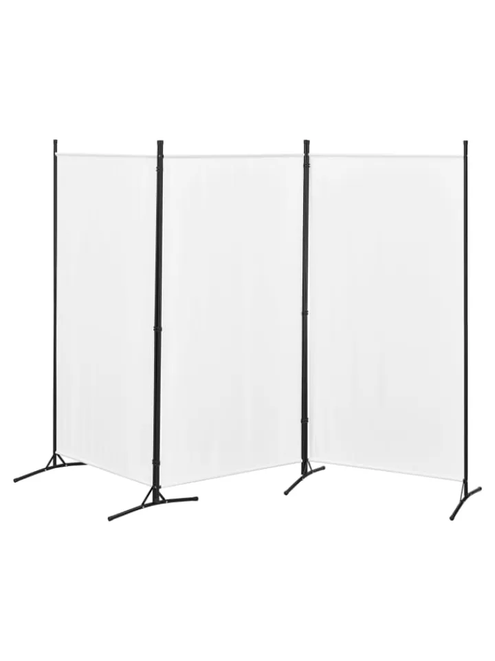en.casa Paravents<Raumteiler Teruel - 3-teilig in Beige (H)176cm (B)260cm