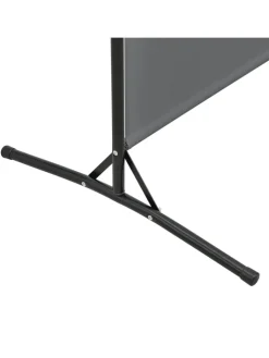 en.casa Paravents<Raumteiler Teruel - 3-teilig in Grau (H)176cm (B)260cm