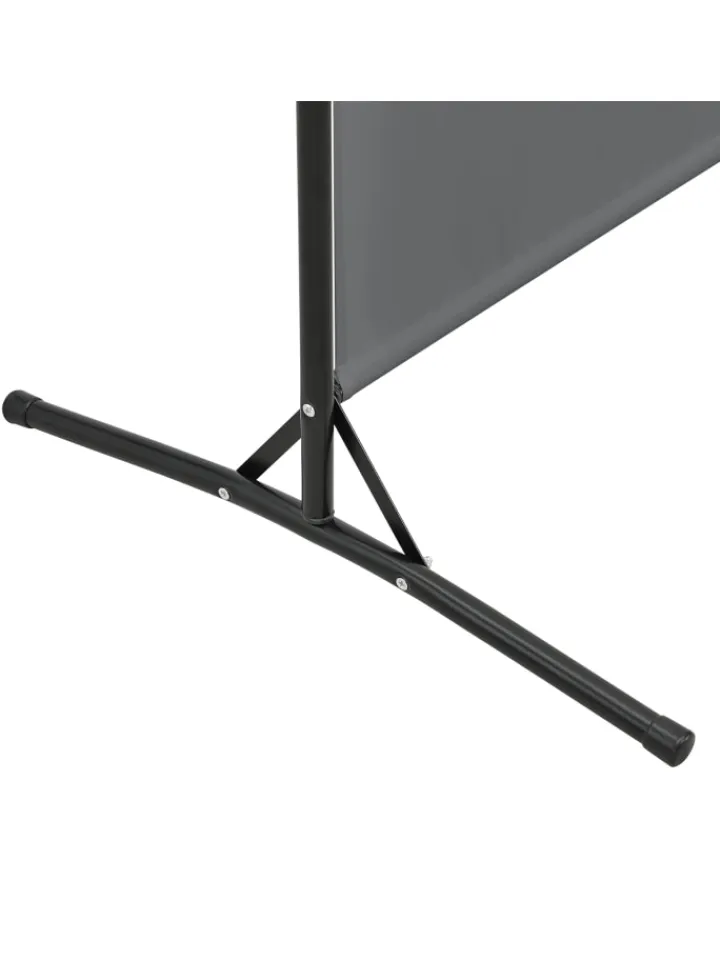 en.casa Paravents<Raumteiler Teruel - 3-teilig in Grau (H)176cm (B)260cm