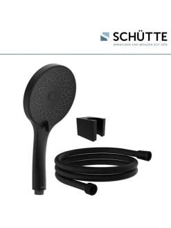 Franz Joseph Schütte Badaccessoires<RAVEN Handbrause-Set, Schwarz matt
