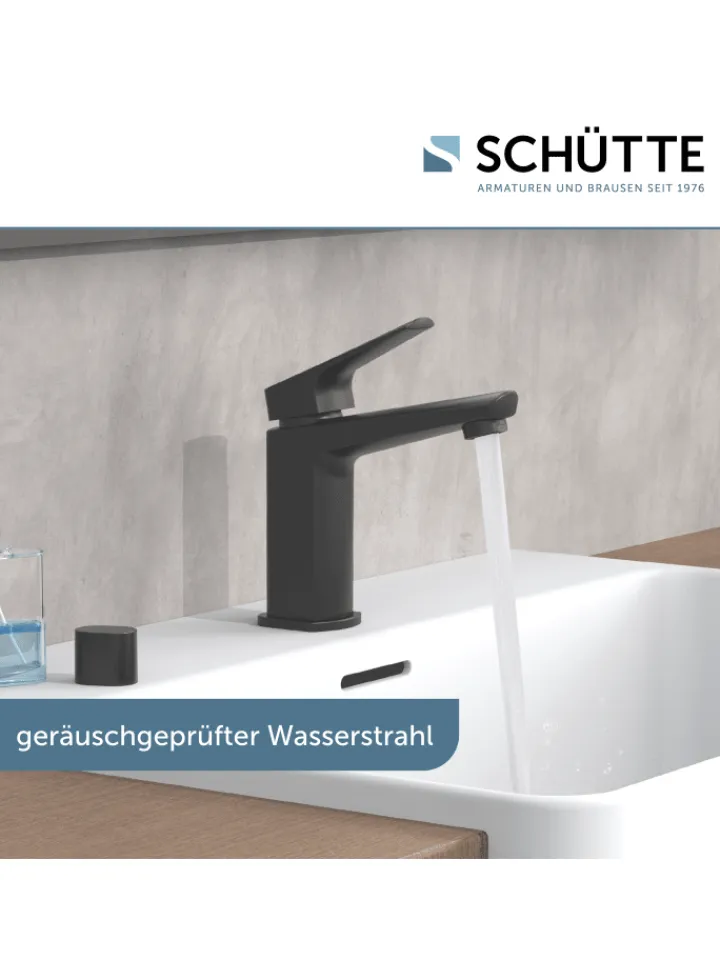 Franz Joseph Schütte Badarmaturen<RAVEN Waschtischarmatur, Schwarz matt
