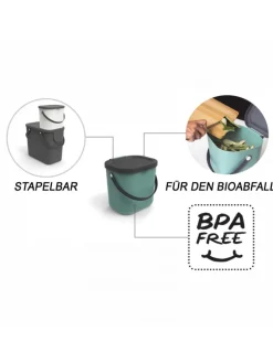 Rotho Mülleimer<Recycling Müllsystem 6 l ALBULA