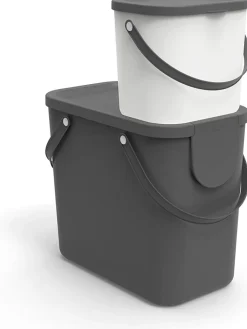 Rotho Mülleimer<Recycling Müllsystem 6 l ALBULA
