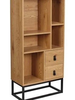 DOCK avenue Regale & Schränke<Regal "Abbott" in Natur - (B)60 x (H)120 x (T)29 cm