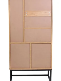 DOCK avenue Regale & Schränke<Regal "Abbott" in Natur - (B)60 x (H)120 x (T)29 cm